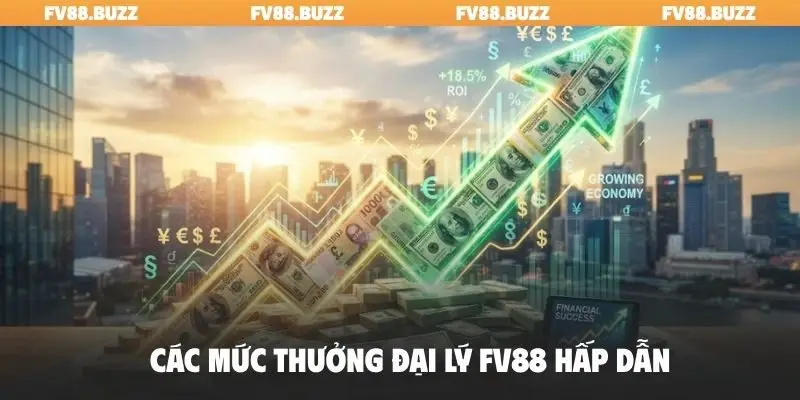 Các mức thưởng đại lý FV88 hấp dẫn