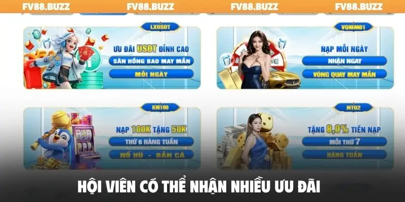 Hội viên có thể nhận nhiều ưu đãi
